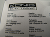 Konig 4 Way DiSEqC Switch V2.0 Combine Up To 4 Dishes Or LNB's Weatherproof