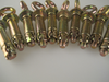 10 Pack Of M8 x 65mm Masonry Anchor Eye Bolt, Zinc Yellow Passivated