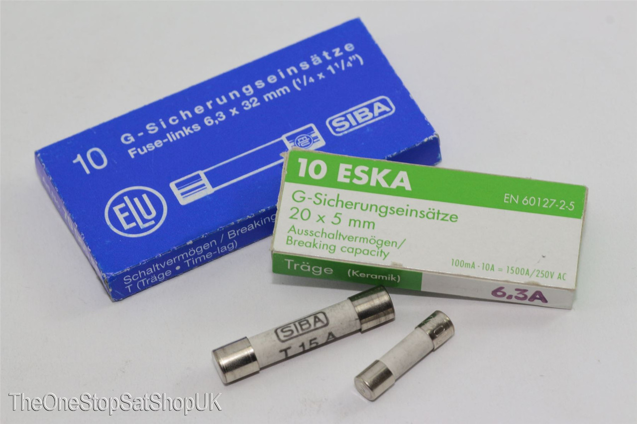 Pack Of 3 Microwave Oven 12.5A 20 mm Ceramic Fuse Fuses