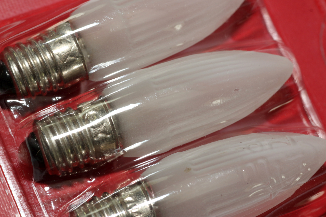 3 Pack Of Konstsmide 5042-330 LED 14-55V, 0.3W, E10 Frosted Candle