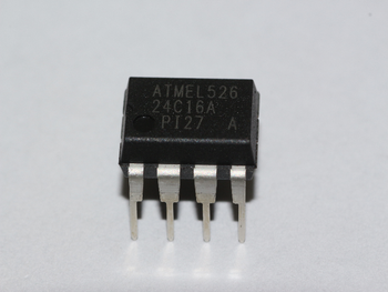 Atmel 24C16A / 24C16 8 Pin DIL / DIP 16K Serial EEPROM