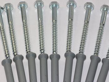 10 x M8 x 80mm Masonry Brick Wall Fixing Screw Bolts & Raw Plugs With Washers