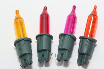 4 x Lyvia 788N 12V 1.2W Push In Notch Coloured Christmas Fairy Lights Spare Bulb