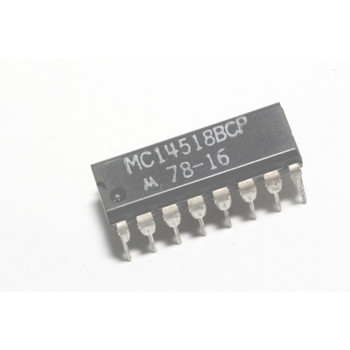 MC14518BCP Dual BCD Up Counter CMOS 16 Pin DIL Genuine Motorola Device