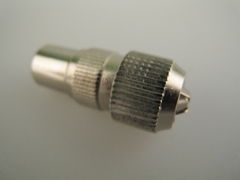 Male Coax / Coaxial Nickel Plated Metal TV Aerial Plug Male Coax / Coaxial Nickel Plated Metal TV Aerial Plug