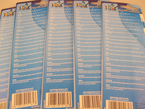 HQ 25 x CR2032 Lithium 3V Cell Coin Watch Battery / Batteries