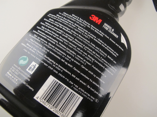 3M Wheel & Tyre Cleaner, 1 Trigger Spray Bottle - 473ml