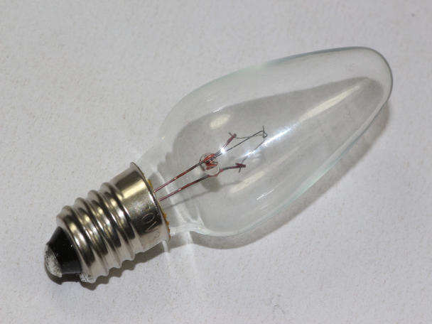 1 x 20V 3W E10 MES Clear Christmas Fairy Light Spare Bulb Pifco, Dencon, Noma