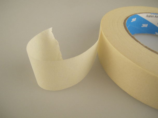 36 x Rolls Of Scotch / 3M 2120 Paper Masking Tape, 25mm x 50m, No Residue