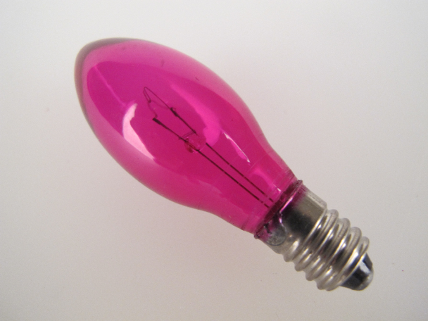 1 X 12V 3W 0.25A E10 Pink Christmas Lights Spare Bulb Pifco Dencon Lyvia Noma