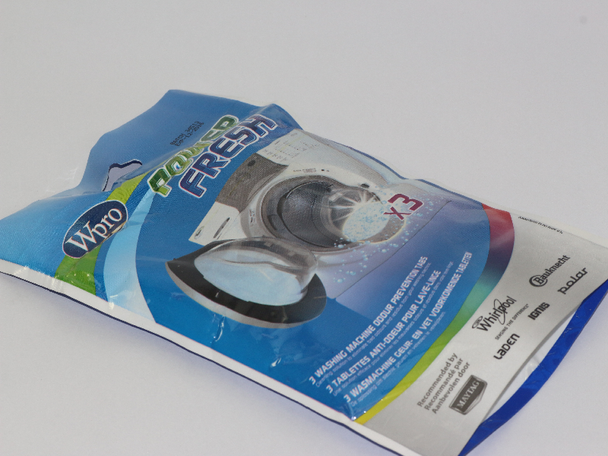 3 x WPRO Whirlpool Washing Machine Power Fresh Cleaning Tablets For All Machines