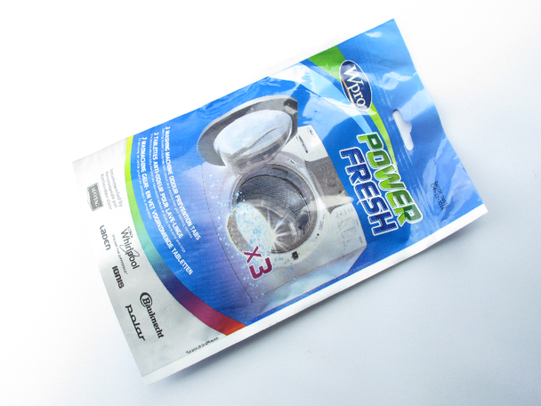 3 x WPRO Whirlpool Washing Machine Power Fresh Cleaning Tablets For All Machines