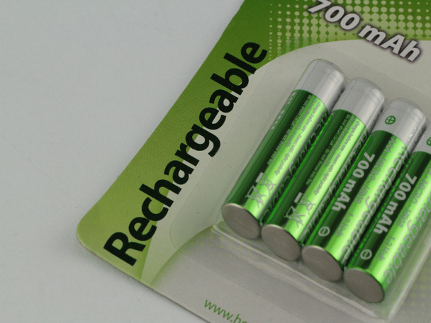 4 X HQ AAA NiMH 700mAh Rechargeable Batteries 1.2V HR03 LR03, Blister Packed