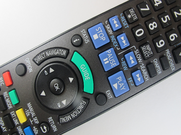 Panasonic Genuine N2QAYB000466 DVD Recorder Remote Control, Fits DMR-EZ49VEBK
