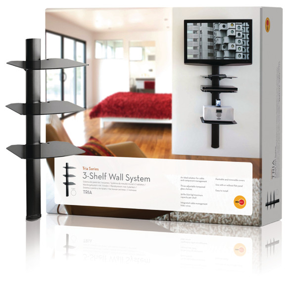 Omnimount OMN-TRIA 3x A/V shelf black