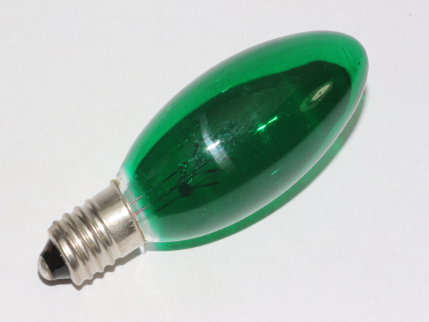 12V 3W 0.25A E10 Green Christmas Lights Spare Bulbs 6 Pack Pifco Dencon Lyvia