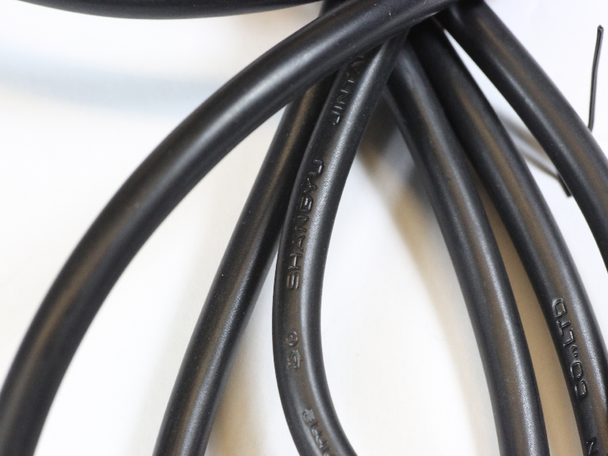 2 x 3 Pin 1.8m UK Black Mains Cable IEC-320 C13 For Televisions, Computers etc