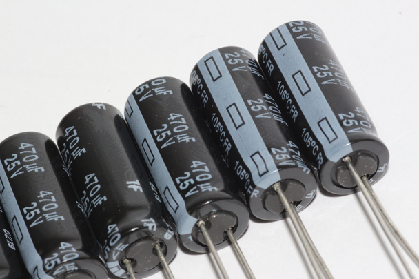 10 x Panasonic 470uF 25V EEUFR1E471L Slim Ultra Low ESR Electrolytic Capacitors