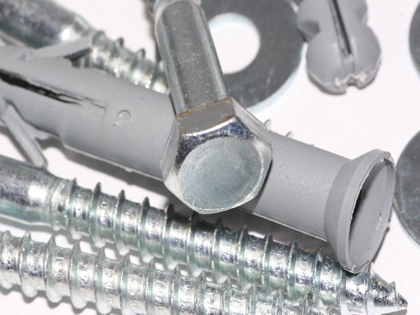 10 x M8 x 80mm Masonry Brick Wall Fixing Screw Bolts & Raw Plugs With Washers