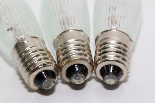 9 Pack Of 34V, 3W, E10, MES Spare Christmas Bulb Lamp For Candle Bridge, Dencon