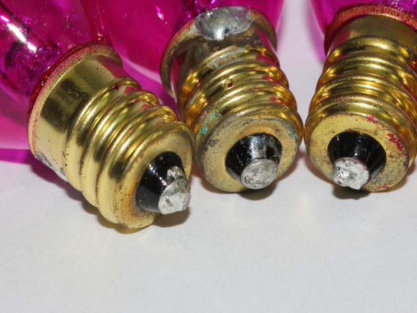 6 x Pink 12V 3W E12 CES Coloured Christmas Fairy Light Spare Bulb Pifco Lyvia