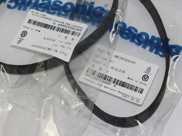 2 x Panasonic AMC28SXD000P Genuine Hoover Vacuum Belt MC-UG342WP47, MC-UG344KP47