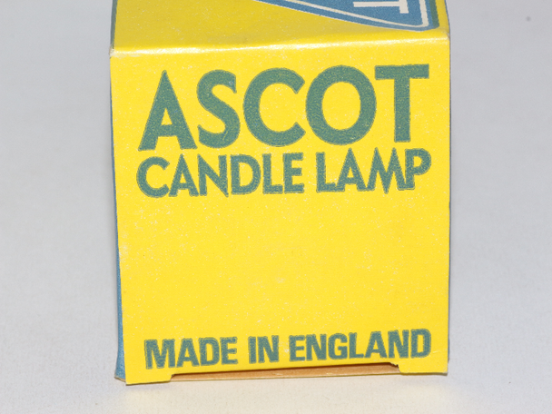 2 x Ascot Orange / Amber 60W SBC Twisted Vintage Candle Bulb Lamp