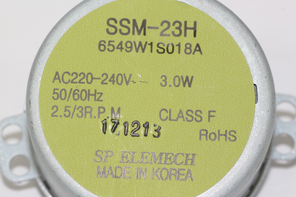 Motore Piastra Ssm-23h 6549w1s018a Per Microonde Bosch