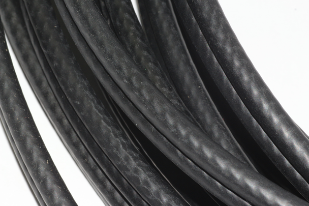 50m of Black Webro WF100 Twin Satellite Cable With 4 x F Plugs, Free Cable Clips