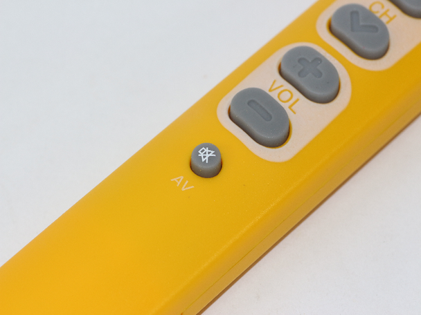 Seki Slim Yellow Universal Easy To Use Large Buttons Learning Remote Control