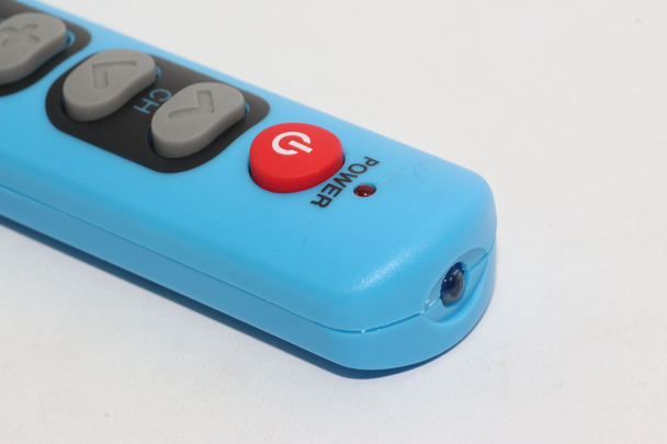 Seki Slim Light Blue Universal Easy To Use Large Buttons Learning Remote Control