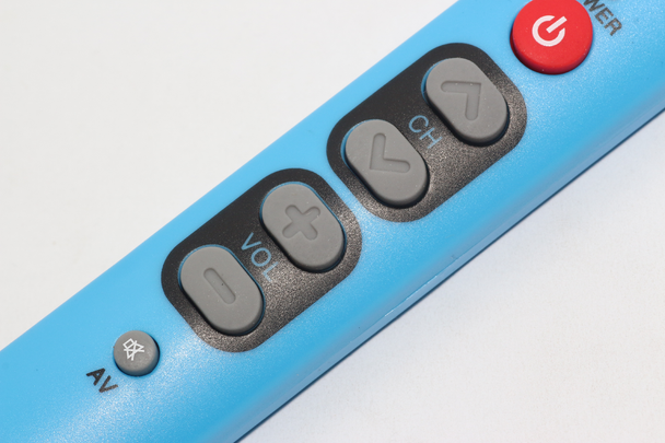 Seki Slim Light Blue Universal Easy To Use Large Buttons Learning Remote Control