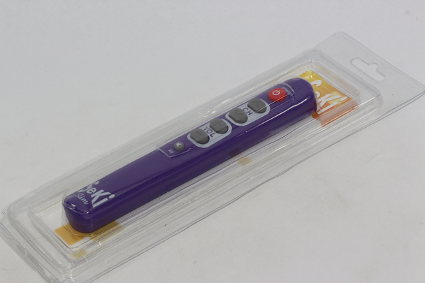 Seki Slim Purple Universal Easy To Use Large Buttons Learning Remote Control