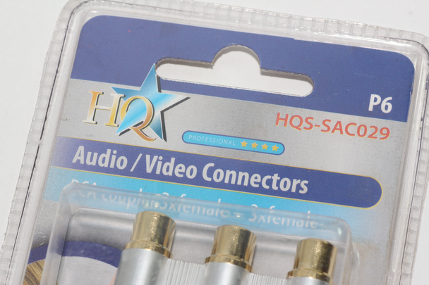 Gold Plated 3 Way Metal RCA Phono Coupler Joiner Adaptor, 3 x RCA Phono Female