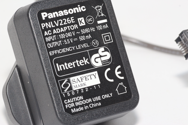 Genuine Panasonic PNLV226E, PNLV226EKX Cordless Telephone Charger 5.5V DC 500mA