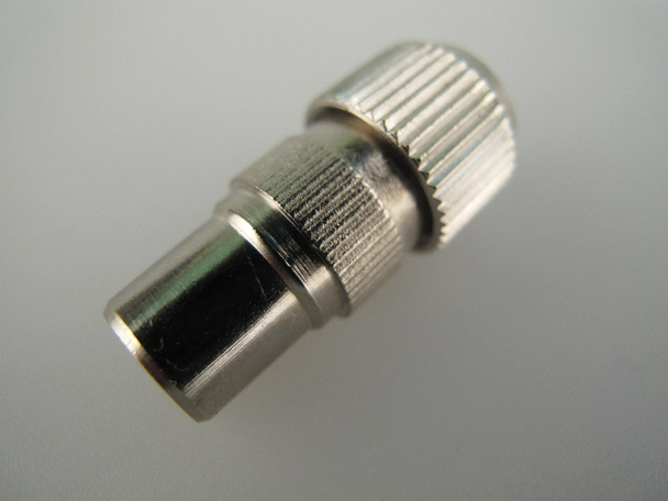 5 x TV Aerial Plug, Nickel Plated Male Coax / Coaxial Metal RF Connector 5 x TV Aerial Plug, Nickel Plated Male Coax / Coaxial Metal RF Connector