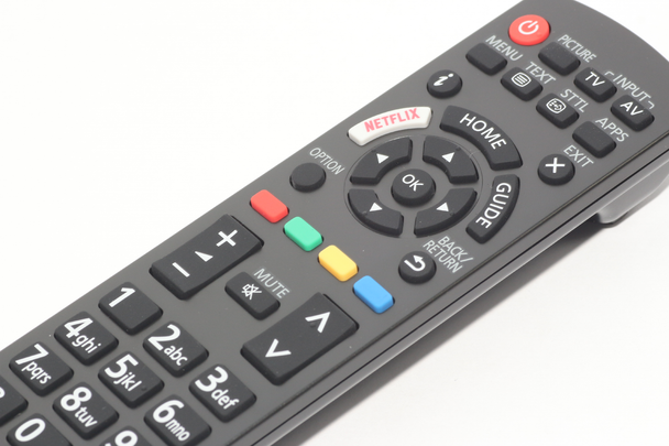 Panasonic N2QAYB001181 Original TV Remote Control, Netflix Button, Freeview Play