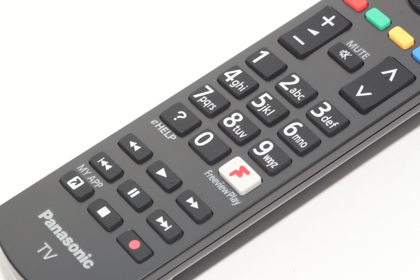 Panasonic N2QAYB001181 Original TV Remote Control, Netflix Button, Freeview Play