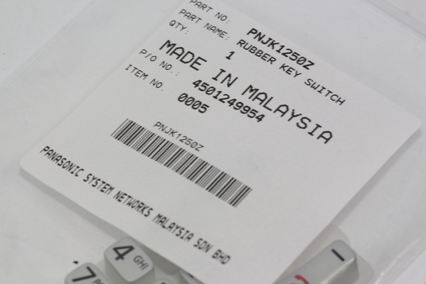 Panasonic PNJK1250Z Cordless Telephone Keypad Membrane Switch KXTGD310, KXTGDA30