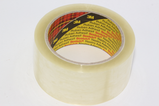 12 Rolls of Parcel Packaging Tape 6 x Buff 6 x Clear 3M Scotch Strong 66m x 48mm