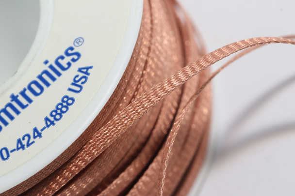 30m of Chem Wik Fast Acting 2.5mm Wide Rosin Flux Desoldering Wick Braid Mop