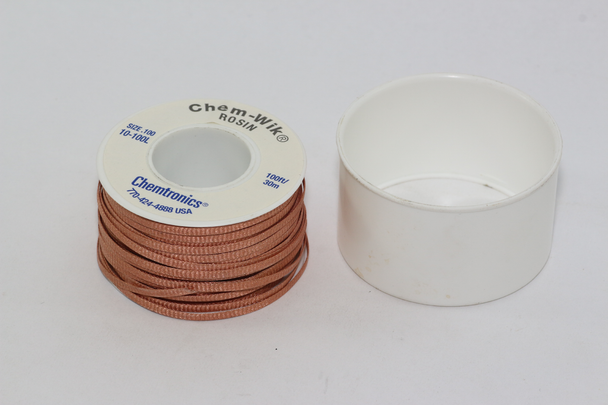 30m of Chem Wik Fast Acting 2.5mm Wide Rosin Flux Desoldering Wick Braid Mop