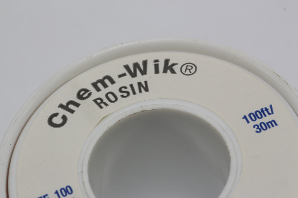 30m of Chem Wik Fast Acting 2.5mm Wide Rosin Flux Desoldering Wick Braid Mop