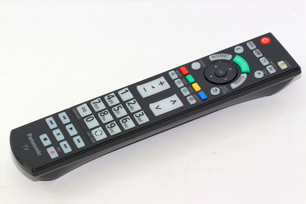 Panasonic N2QAYB000715 Genuine TV Remote Control, TX-L42ET50, TX-P50VT50 & More