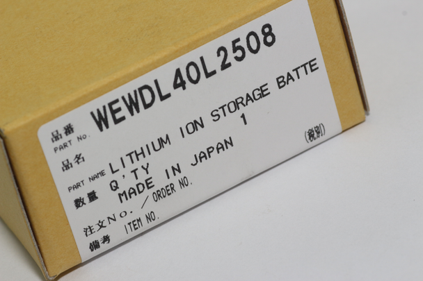 Panasonic WEWDL40L2508 500mAh Sonic Toothbrush Battery EW-DE92, EW-DL40, EW-DL82