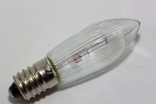 100 x 34V, 3W, E10 MES, C6 Spare Christmas Light Bulb Candle Bridge Welcome Lamp