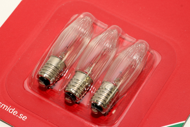 6 Pack Of KonstsmIde 24V, 1.8W, E10, MES Spare Welcome Candle BrIdge Bulbs