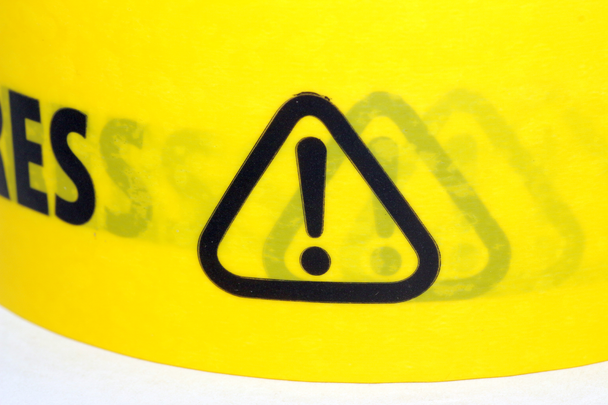 66m Roll of 2 Metre Social Distancing Self Adhesive Yellow Warning Floor Tape