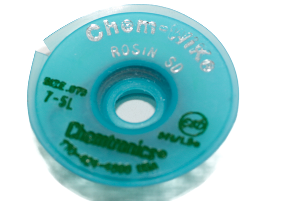 1.5m of Chem Wik Fast Acting 1.9mm Wide Rosin Flux Desoldering Wick Braid Mop