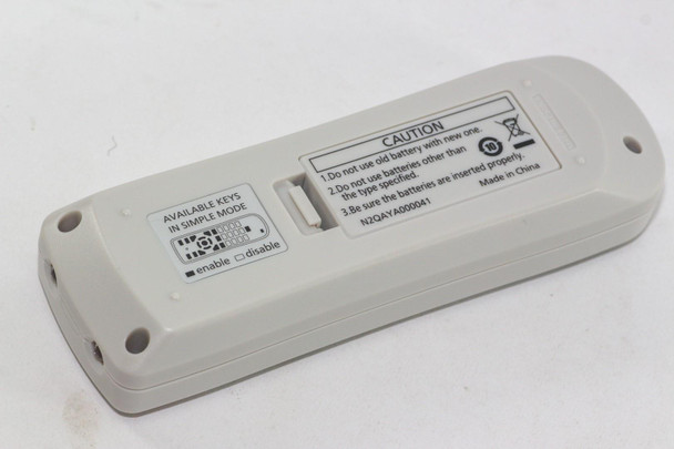 Panasonic Projector Remote Control Type N2QAYA000041 For PT-EW630, PT-EZ570